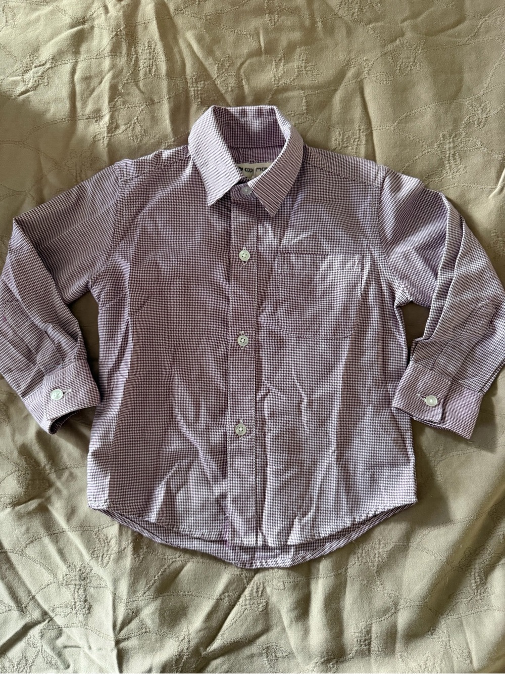 Appaman Purple Check Button-Down Shirt